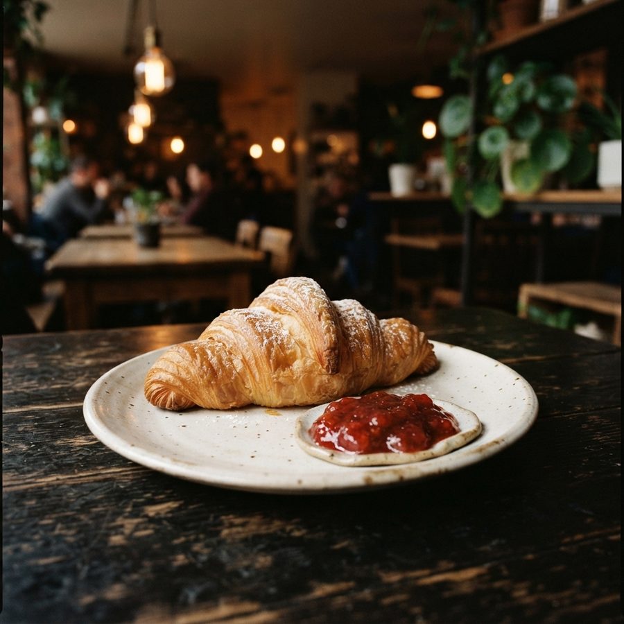 Croissant met jam