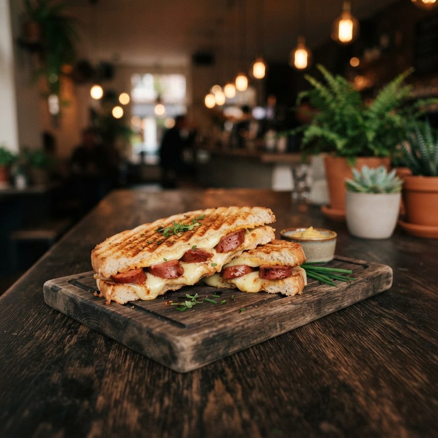 Panini grillworst