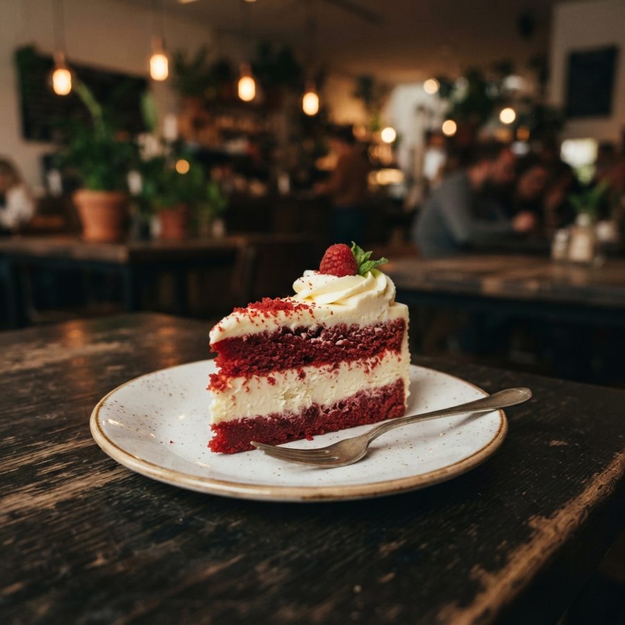 Red velvet-cheesecake