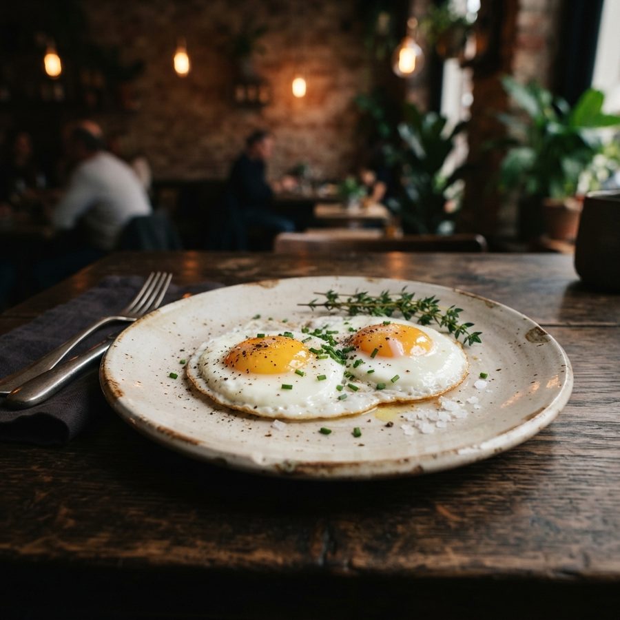 Sunny side up eggs