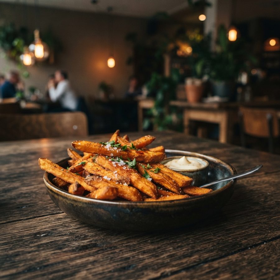 Zoete aardappelfriet